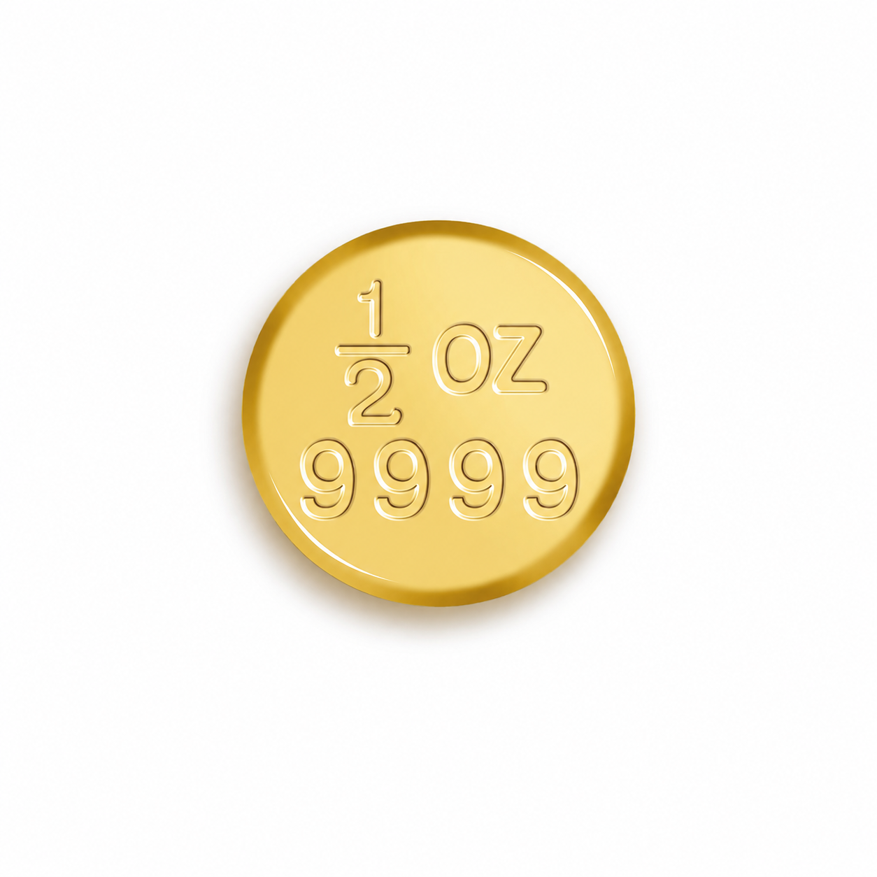 1/2oz ABC Bullion Generic Gold Cast Bar (9999 Fine)