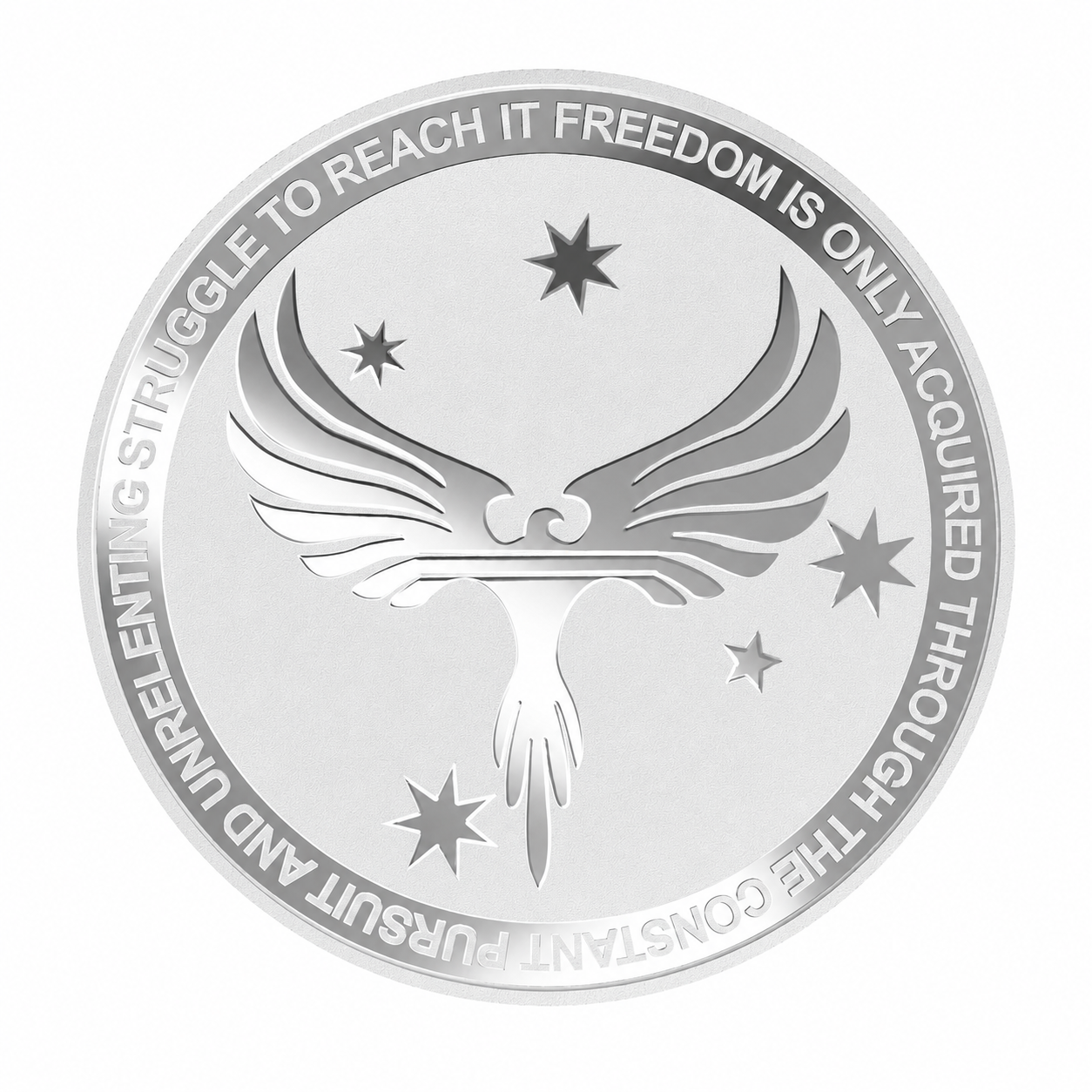 1/2oz AG Freedom Silver Round (9999 Fine)