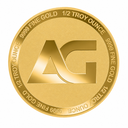 1/2oz AG Freedom Gold Round (9999 Fine)