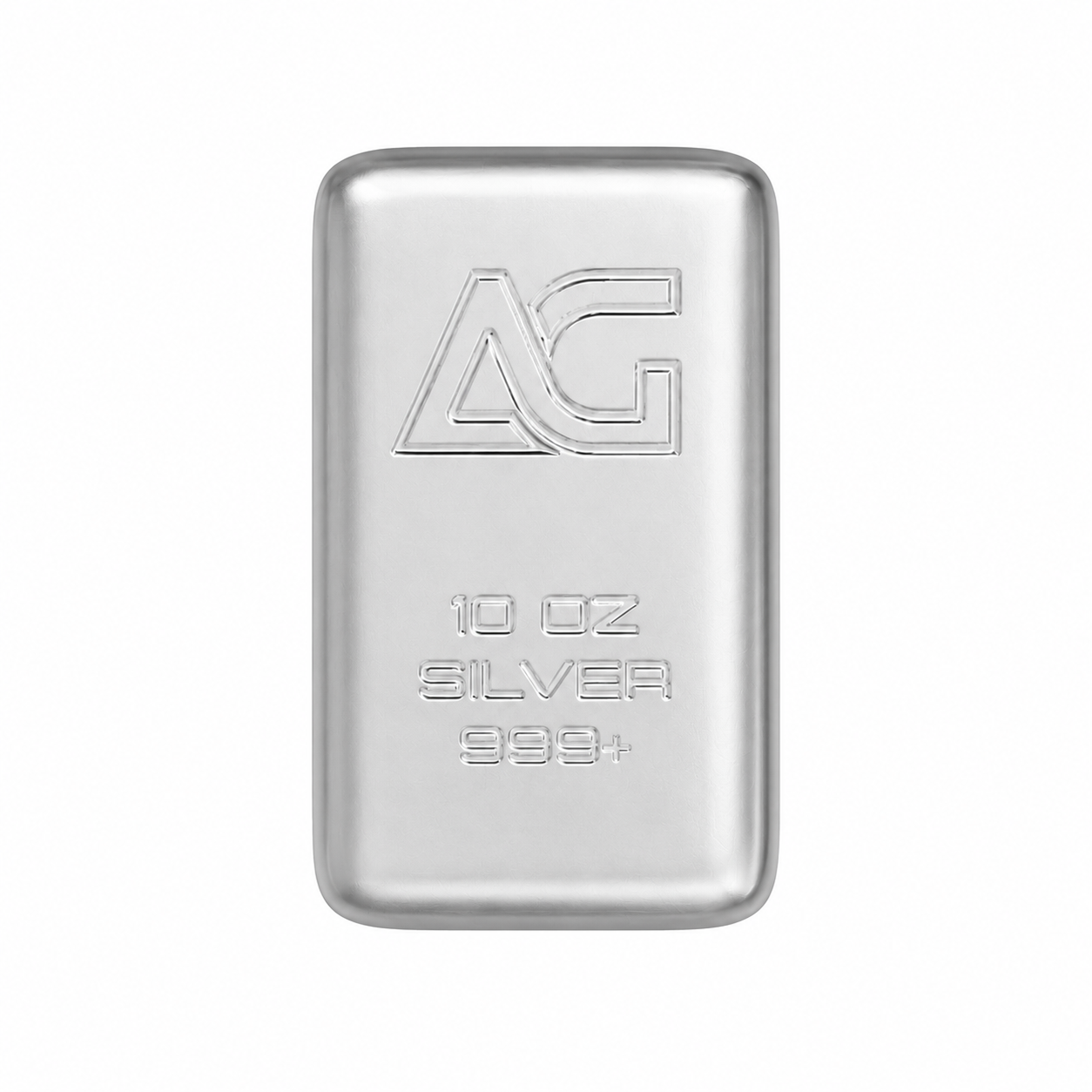 10oz AG Generic Silver Cast Bar (999 Fine)