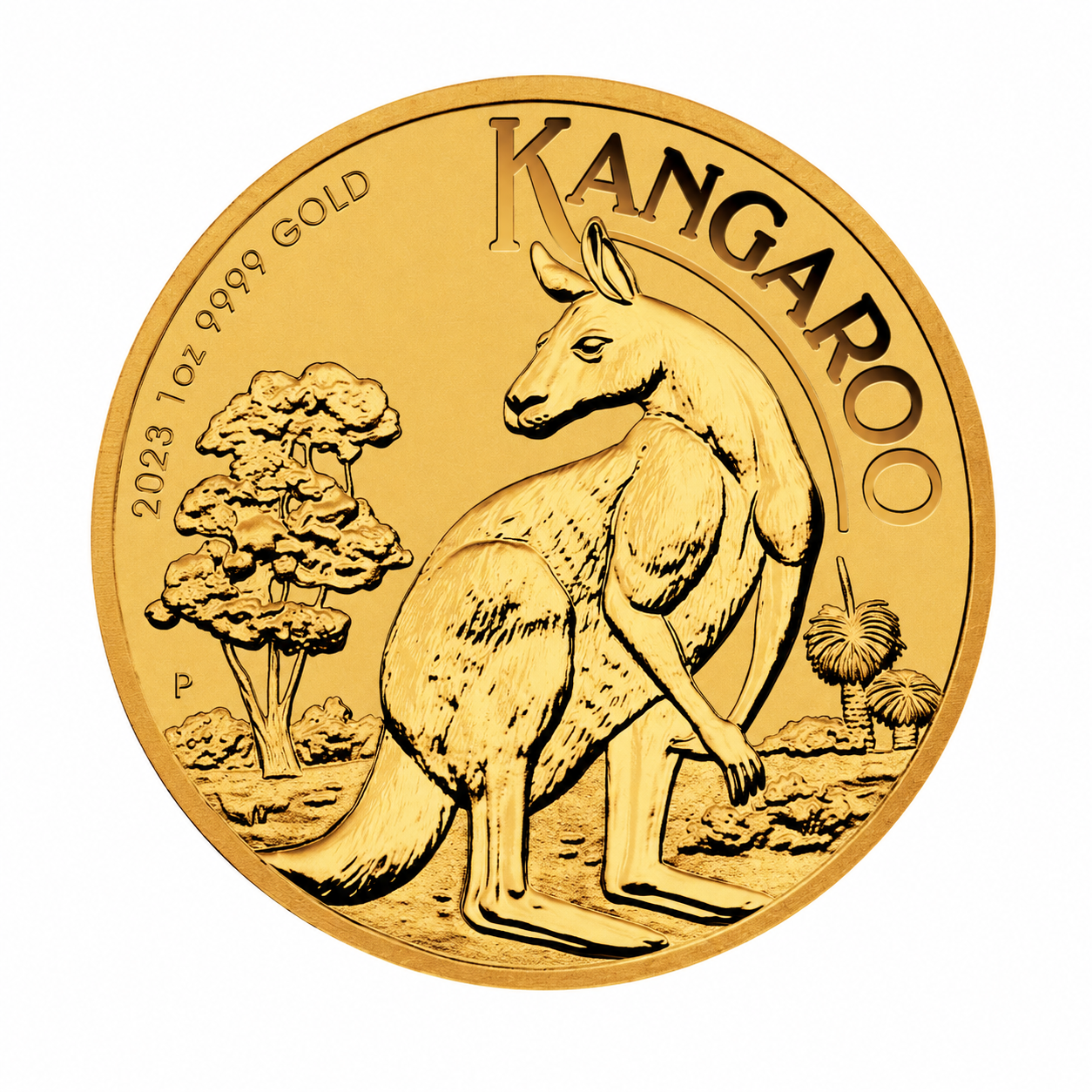 1oz Perth Mint Gold Round Kangaroo