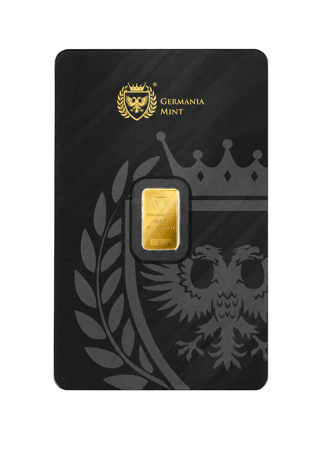 1g Germania Mint Generic Gold Minted Bar (9999 Fine)