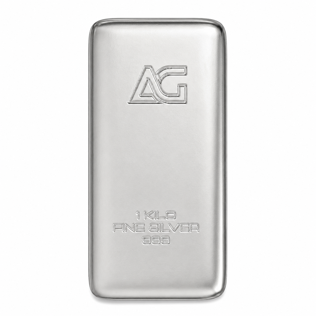1kg AG Generic Silver Cast Bar (9999 Fine)