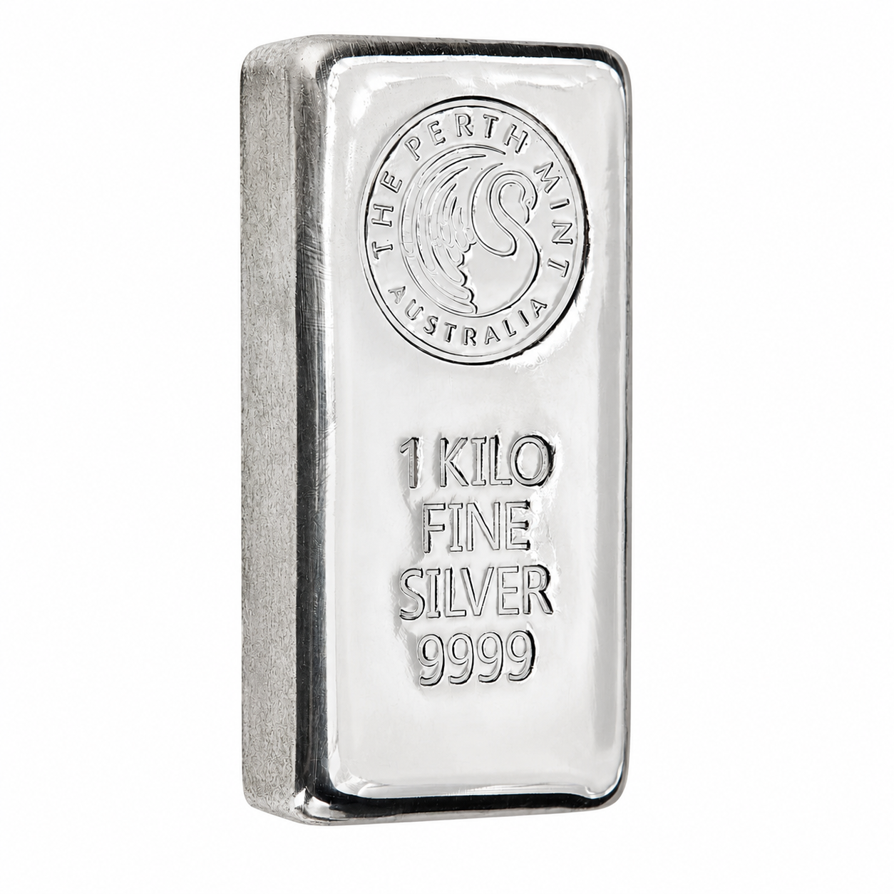 1kg Perth Mint Generic Silver Cast Bar (9999 Fine)