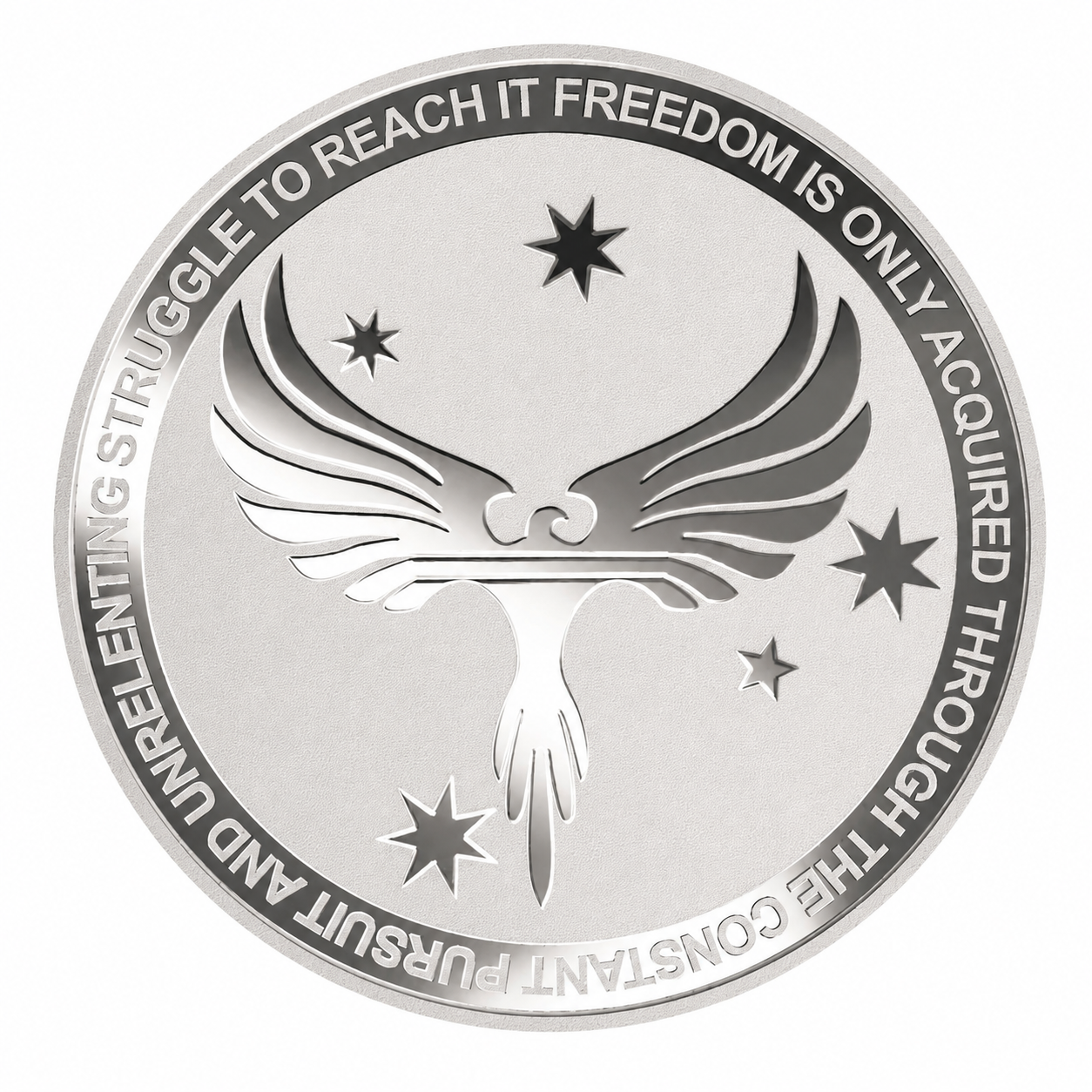 1oz AG Freedom Silver Round (9999 Fine)