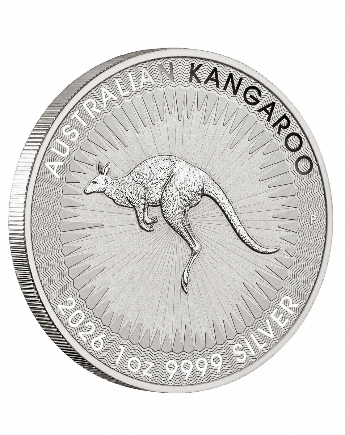 1oz Perth Mint Kangaroo Silver Round (Tube) (9999 Fine)