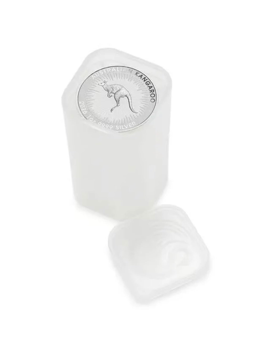 1oz Perth Mint Kangaroo Silver Round (Tube) (9999 Fine)