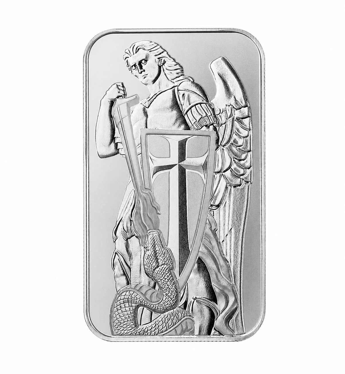 1oz Scottsdale Mint Archangel Michael Silver Minted Bar (9999 Fine)