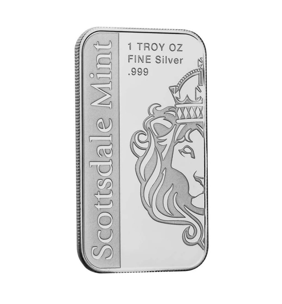 1oz Scottsdale Mint Archangel Michael Silver Minted Bar (9999 Fine)