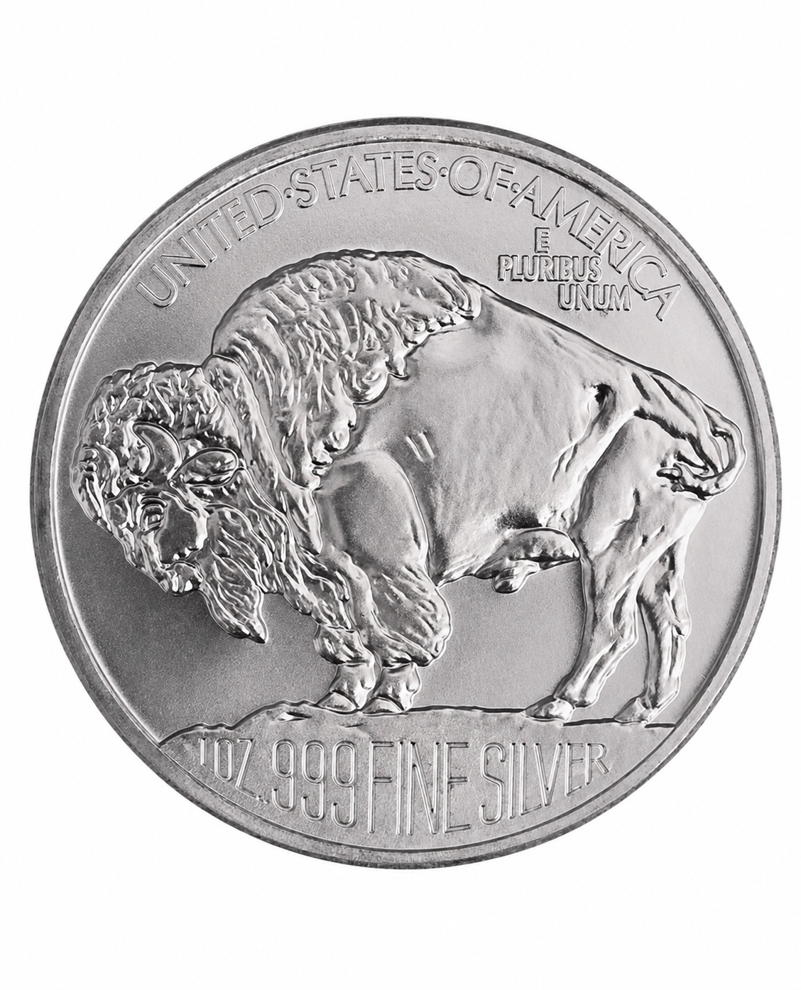 1oz Silvertowne Mint Buffalo Silver Round (999 Fine)