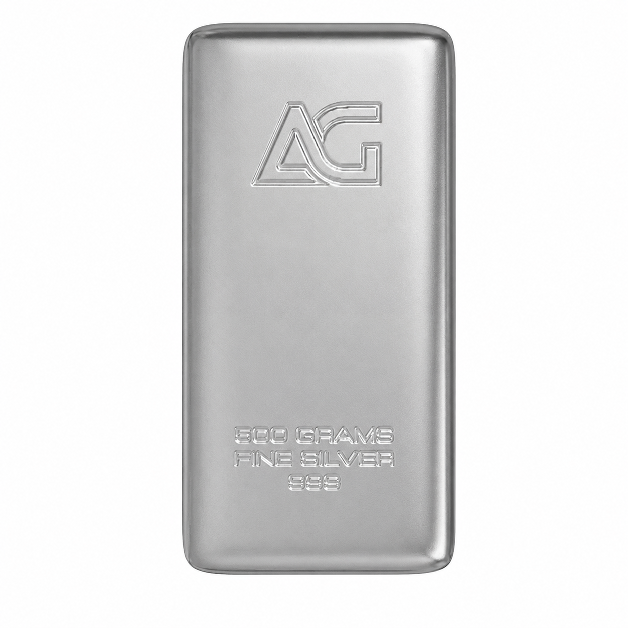 500g AG Generic Silver Cast Bar (999 Fine)